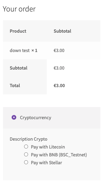 Normal checkout with Zanjir.