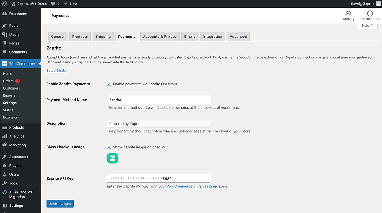 Configure the plugin