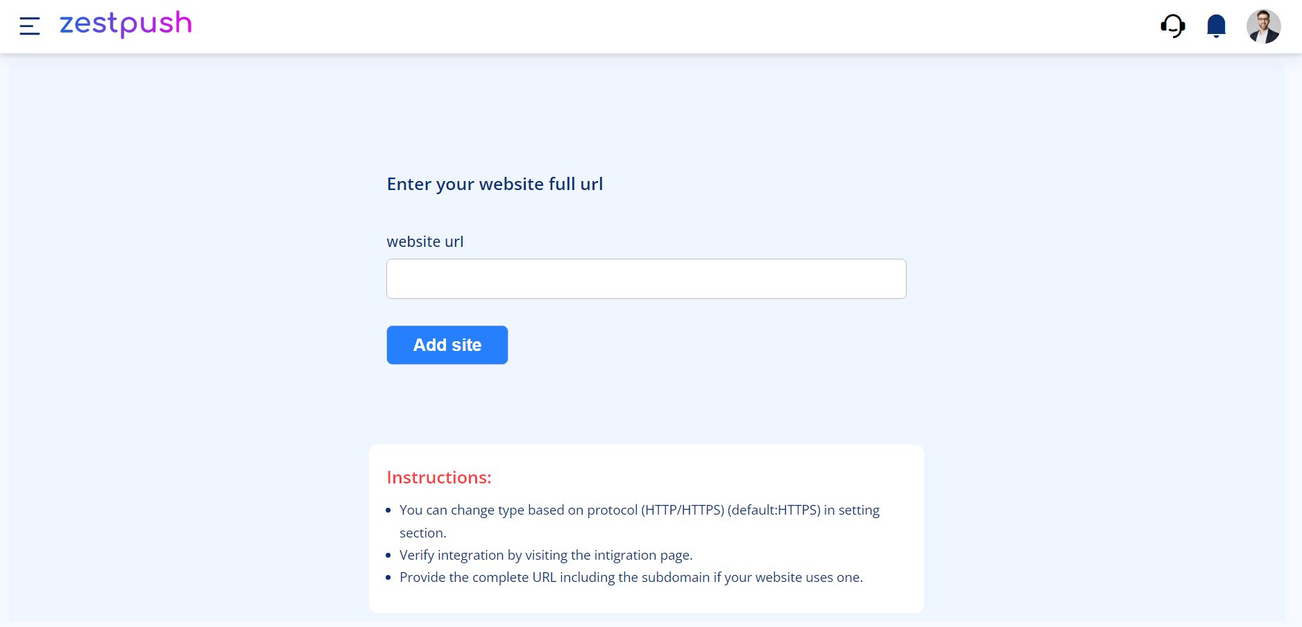 Easy one click setup