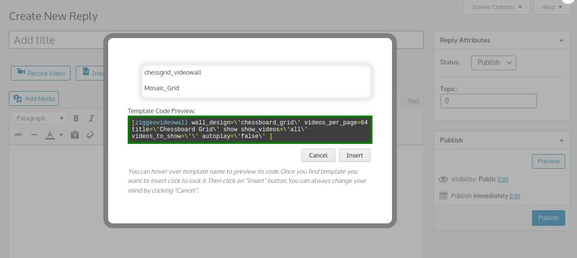 bbPress Admin - New Reply form - Add template