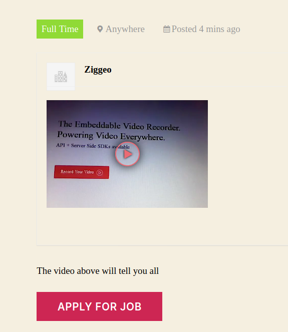 Job Manager - Submit Job [Listing]