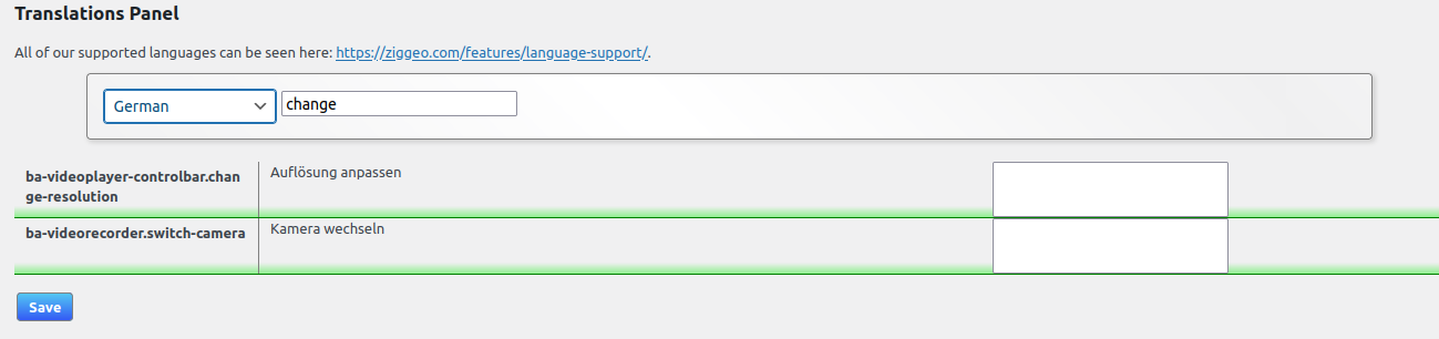 Templates Editor - Parameters Autocomplete