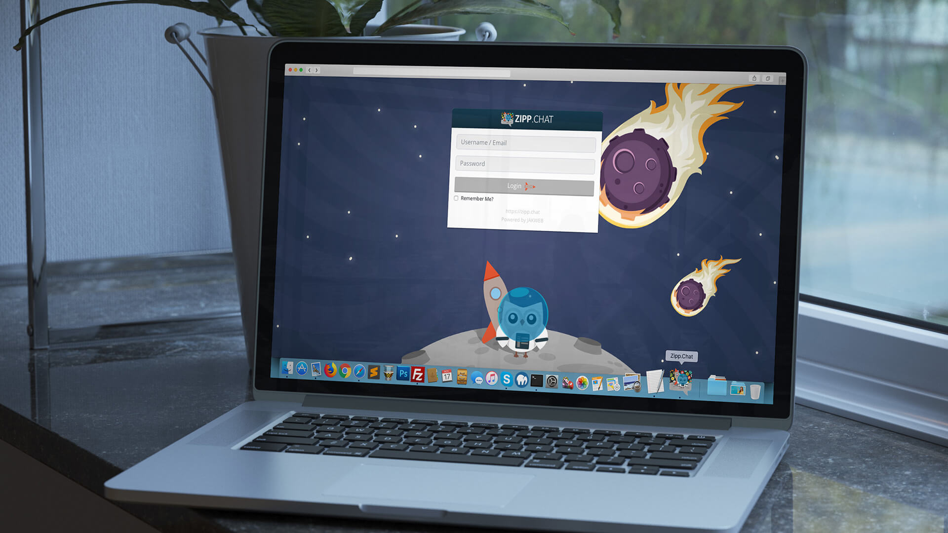 Zipp.Chat login page, apps are availble for Desktops and Mobile devices.