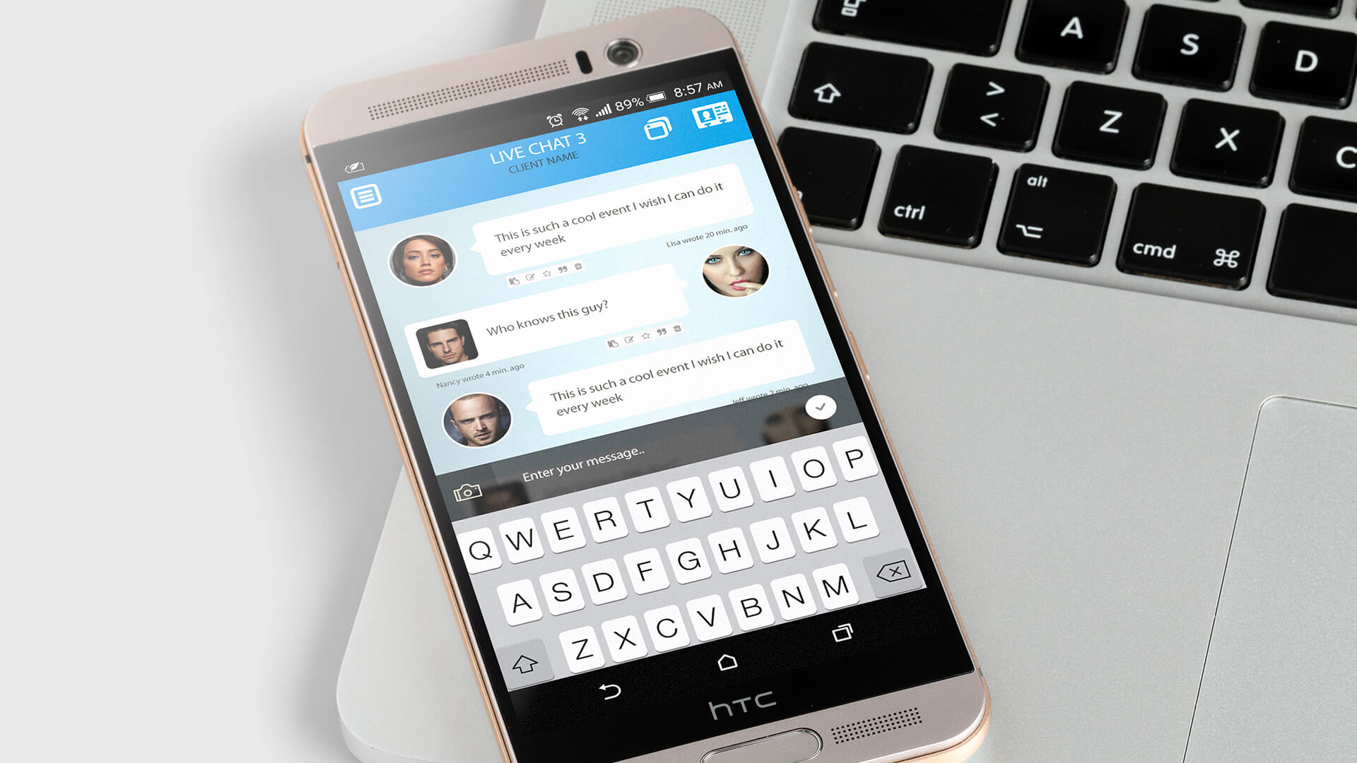 Mobile Apps for iOS and Android.