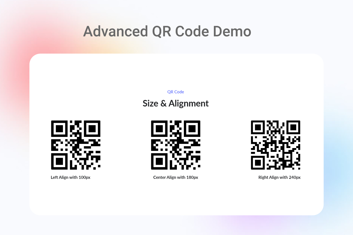 **Settings Page** - Configure your qrcode settings for better customization.