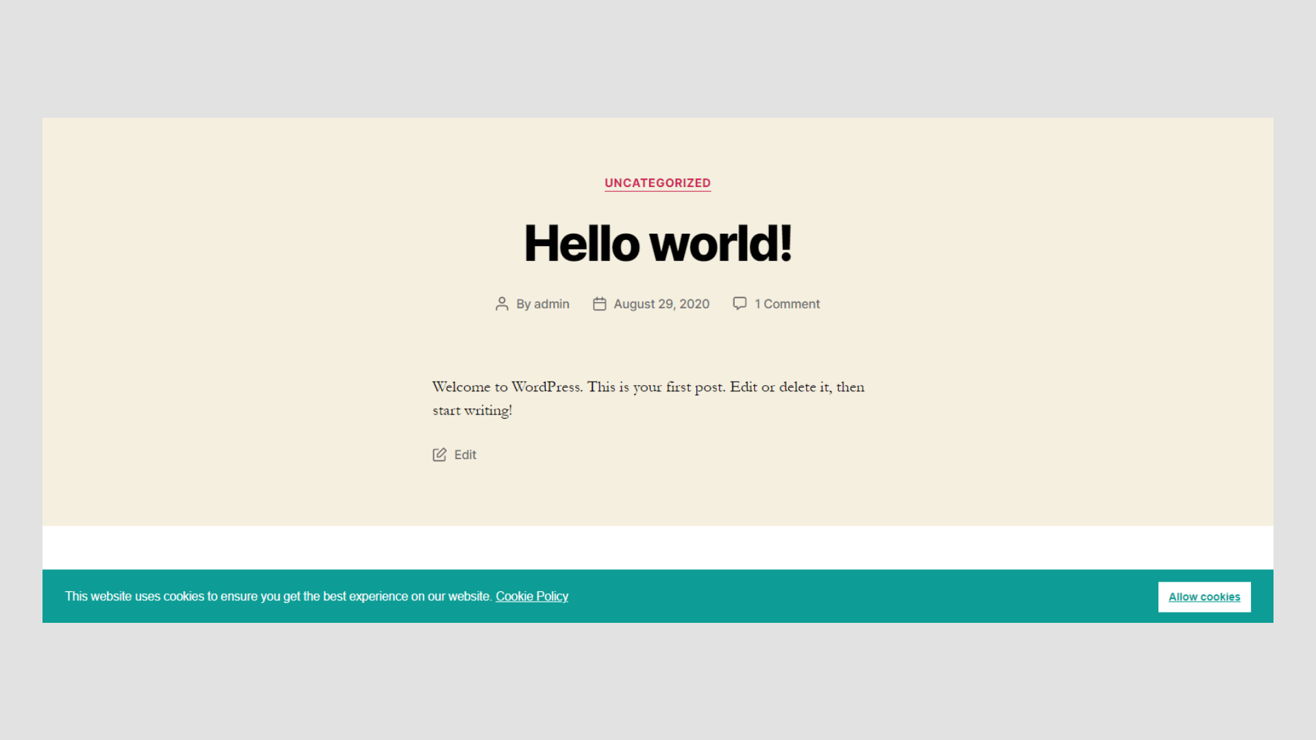 Banner Popup Button (Default)