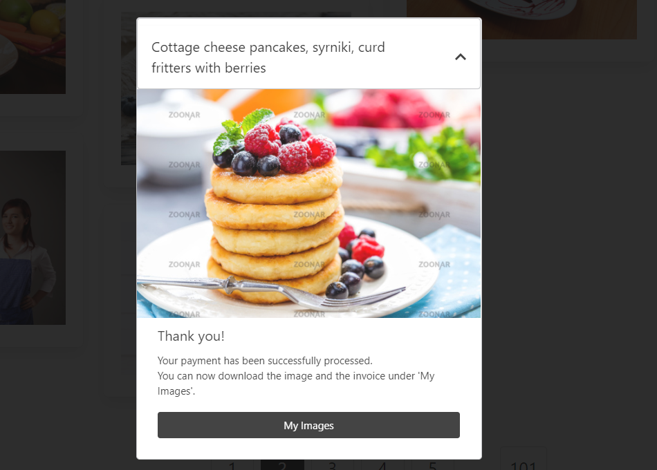 Payment complete