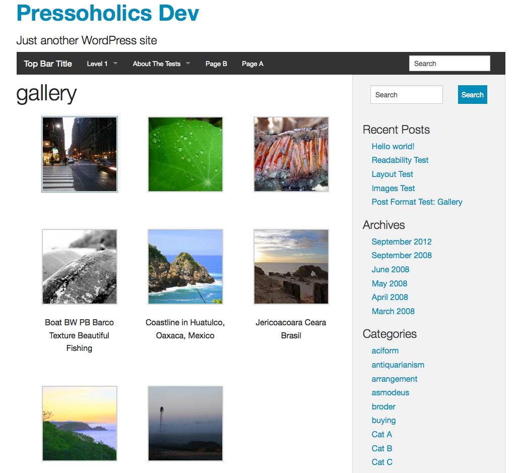 Default Wordpress gallery in Foundation 5.