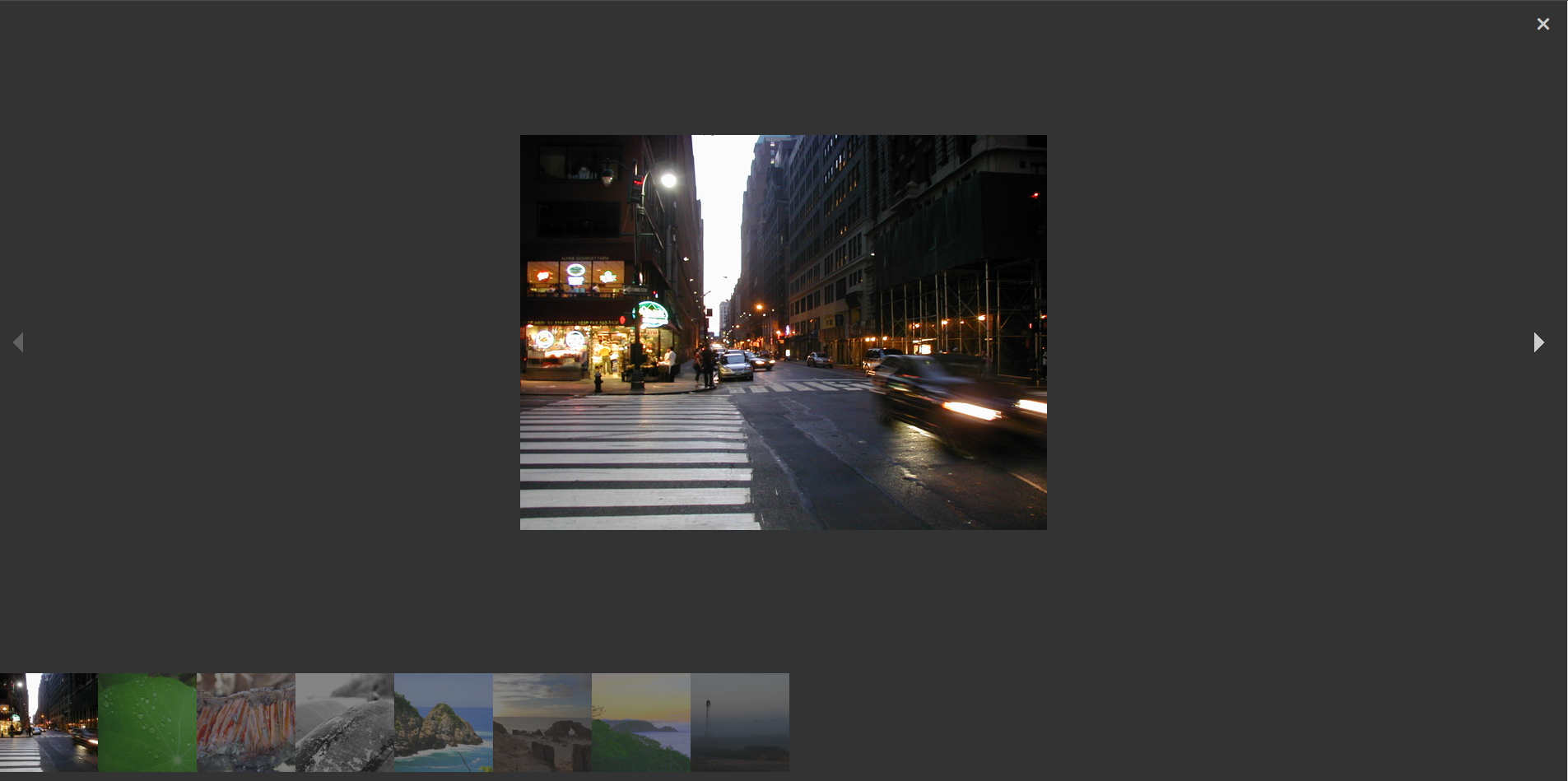 Example of Clearing lightbox at work.