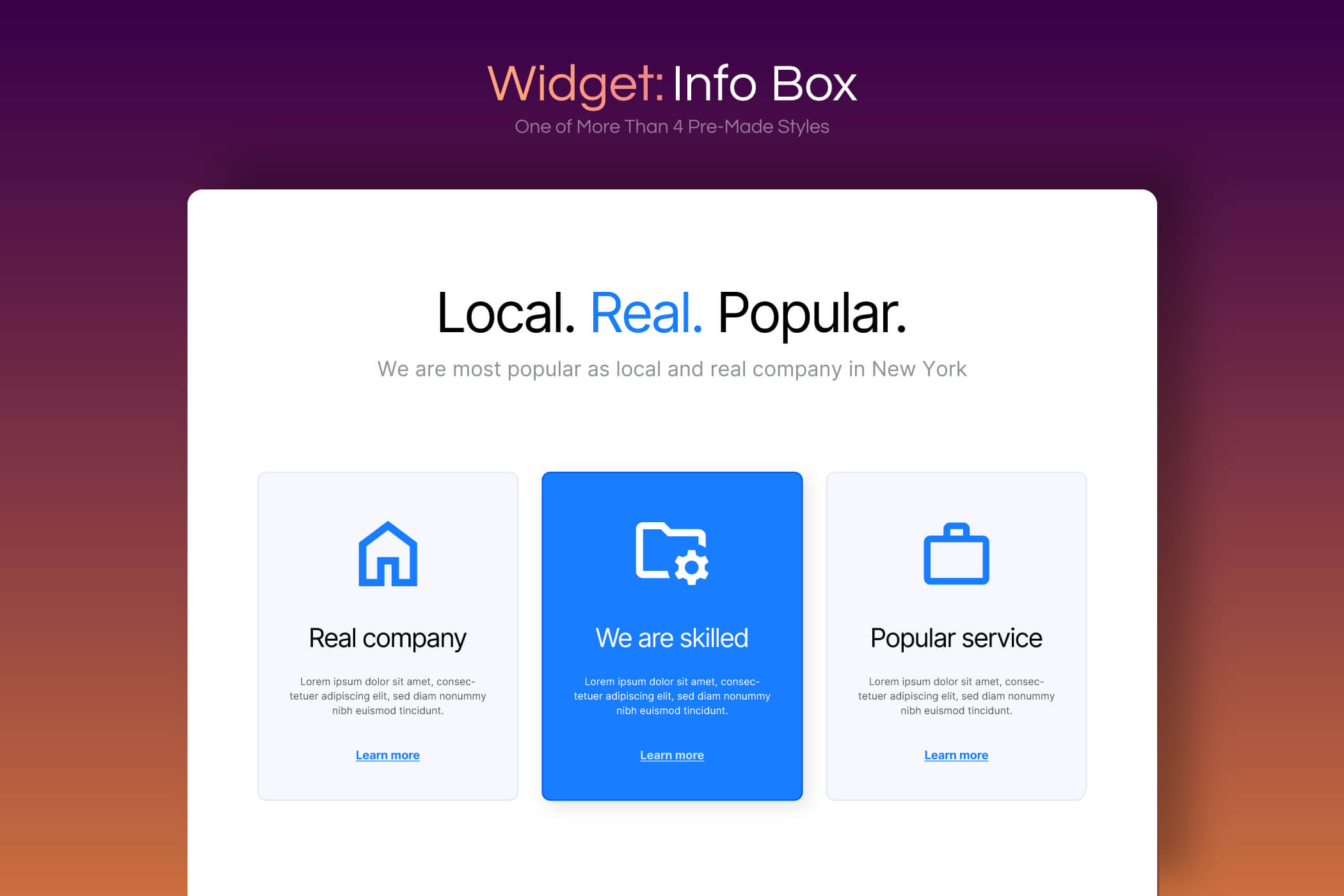Hero template example 2